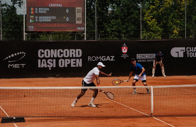 Nicolas Barrientos and Aisam Qureshi, the doubles champions at the Concord Iasi Open!