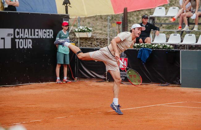 Romanian tennis player Nicholas David Ionel, ranked 192 ATP, missed the qualification in the eights of the Concord Iași Open