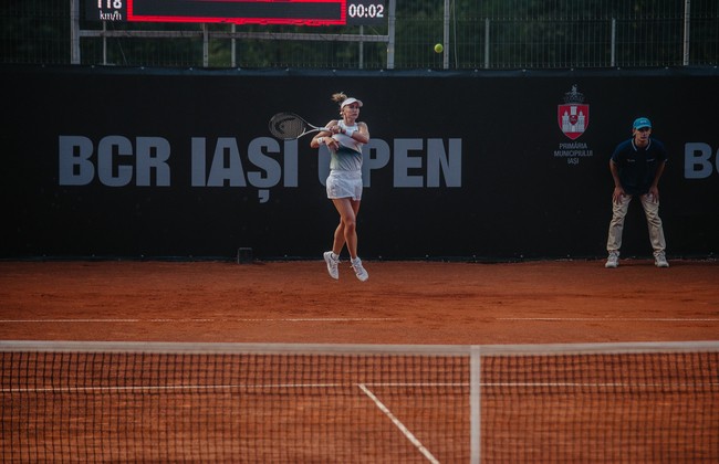 The Swiss Jil Teichmann, favorite 6, qualified for the round of 16 at the BCR Iasi Open