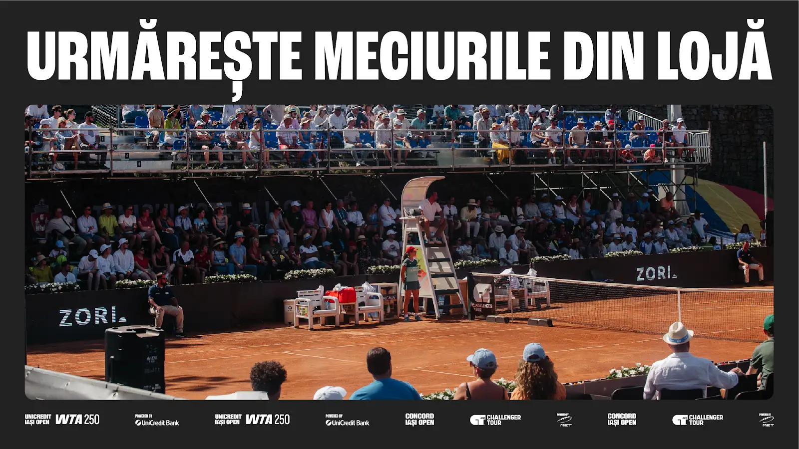 Urmărește meciurile din lojă!